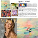 Lisa Hemeon's work as seen in British Vogue, Gallery Page March 2018